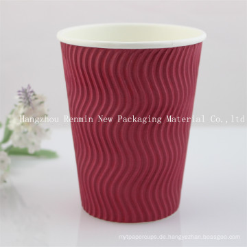 Ripple Wall Paper Cup für heißen Kaffee-Rwpc-9